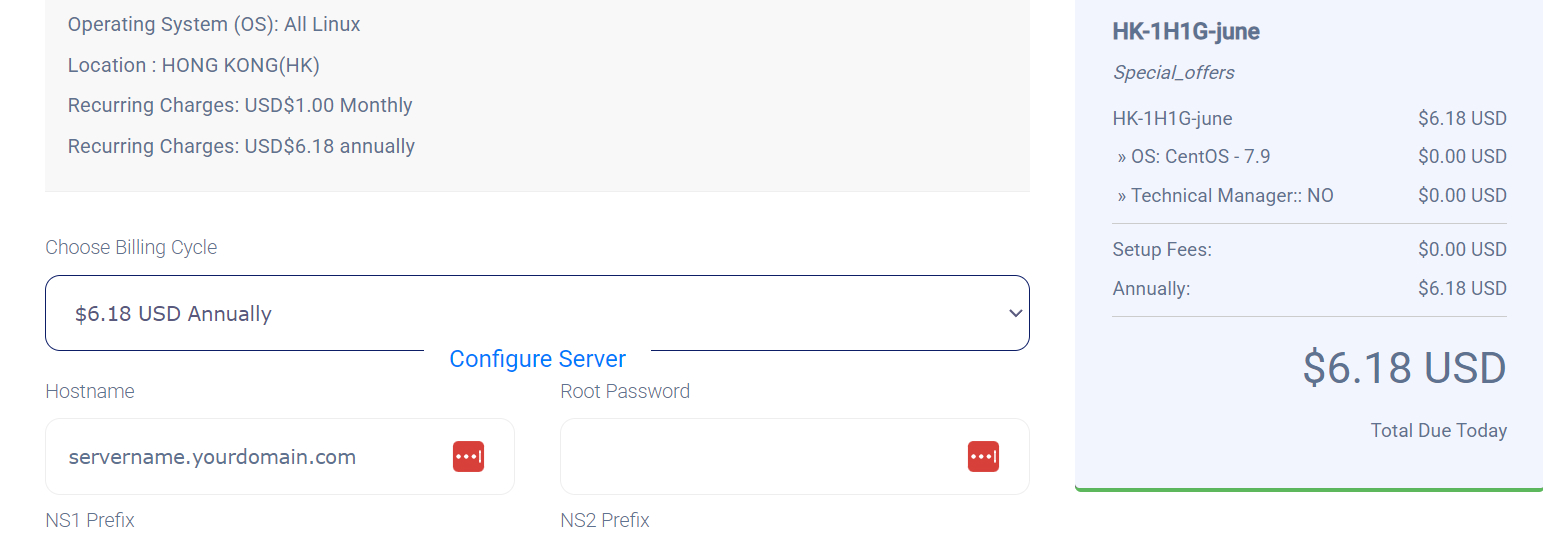 SERVER.TW：.18/年/1核/1GB内存/30GB SSD空间/不限流量/2Mbps-1Gbps带宽/KVM/香港/美国/加拿大